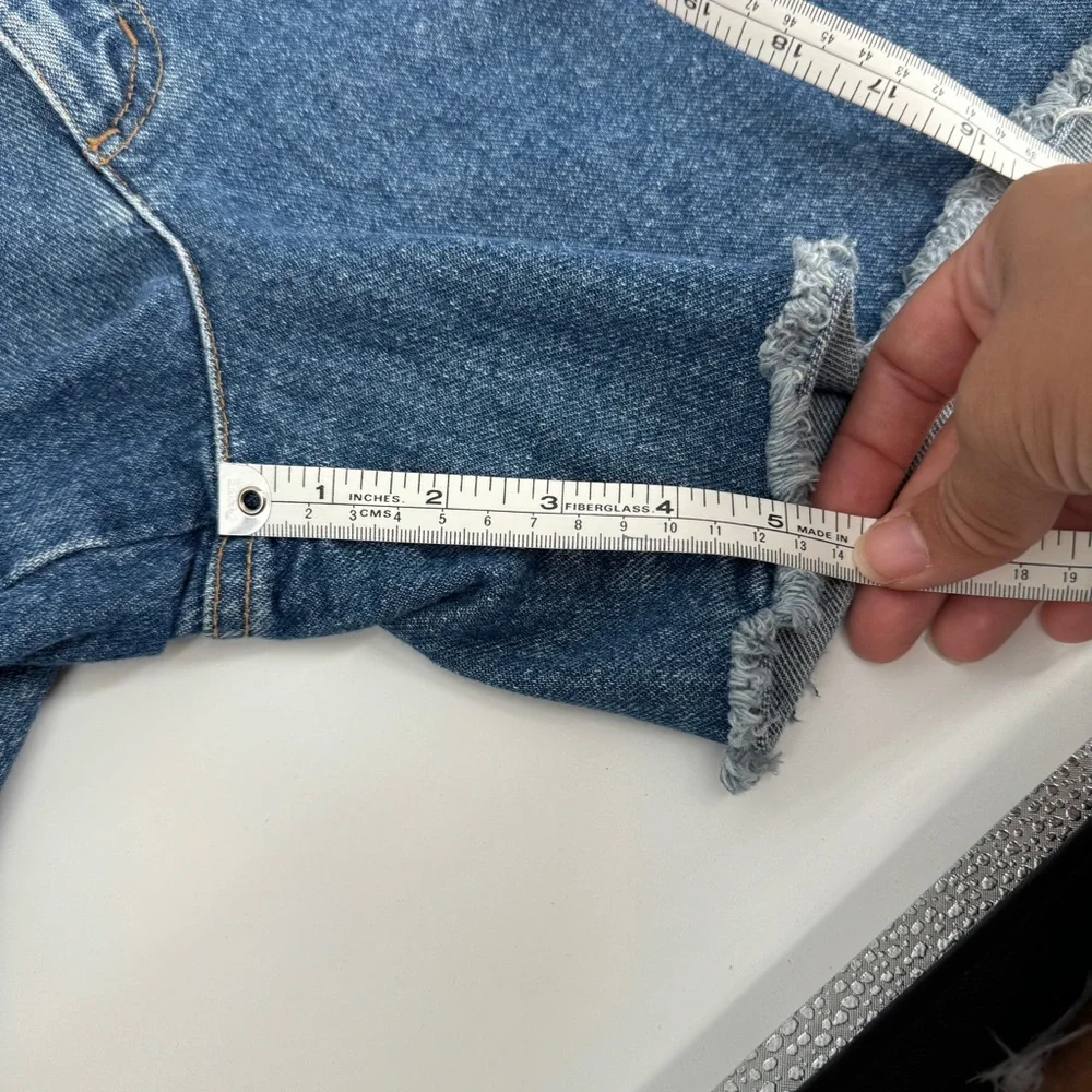 Vintage London jean original classic medium wash jean shorts
